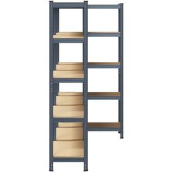 Set etajere VidaXL 3307594 90x40x180cm (Anthracite) Thumb