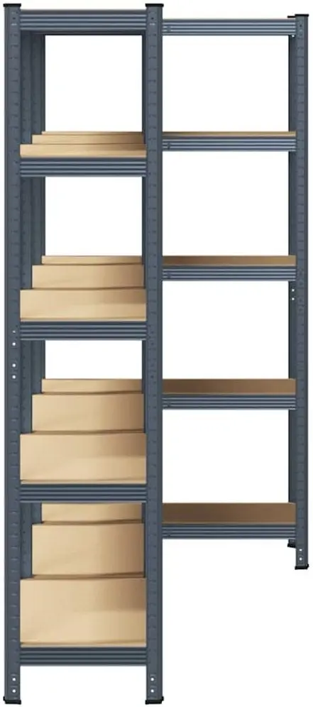 Set etajere VidaXL 3307594 90x40x180cm (Anthracite)