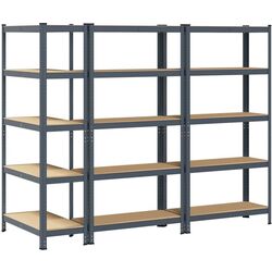 Set etajere VidaXL 3307594 90x40x180cm (Anthracite) Thumb