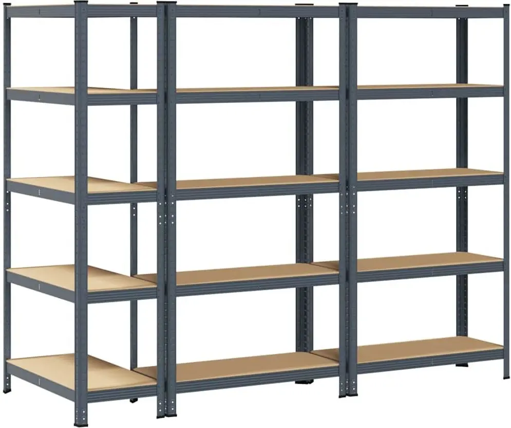 Set etajere VidaXL 3307594 90x40x180cm (Anthracite)