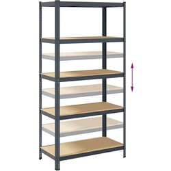 Set etajere VidaXL 3307594 90x40x180cm (Anthracite) Thumb