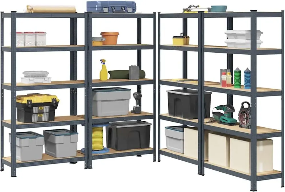 Set etajere VidaXL 3307595 90x40x180cm (Anthracite)