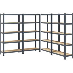 Set etajere VidaXL 3307595 90x40x180cm (Anthracite) Thumb