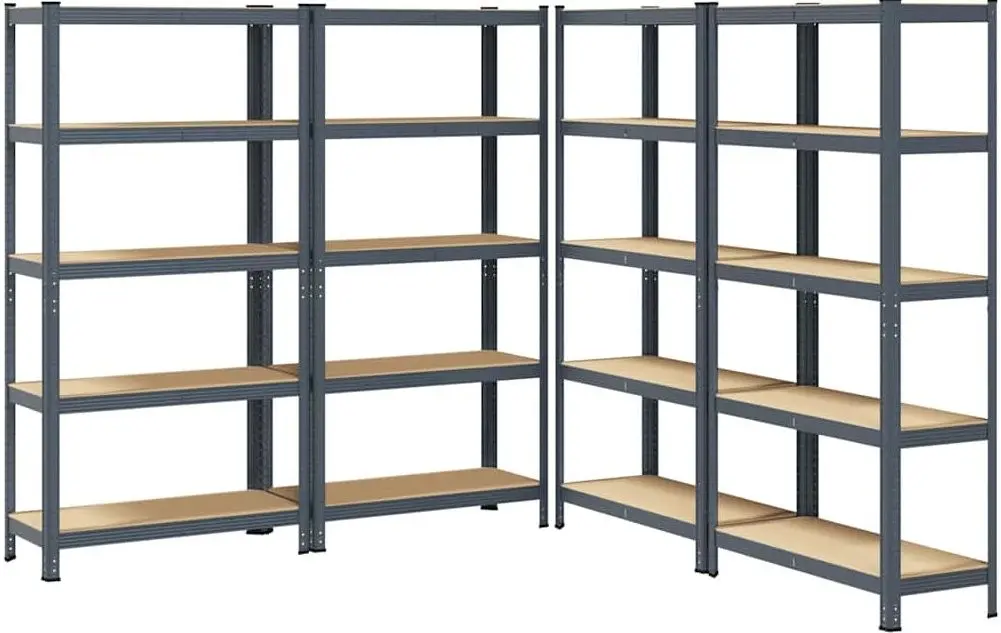 Set etajere VidaXL 3307595 90x40x180cm (Anthracite)