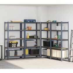 Set etajere VidaXL 3307595 90x40x180cm (Anthracite)