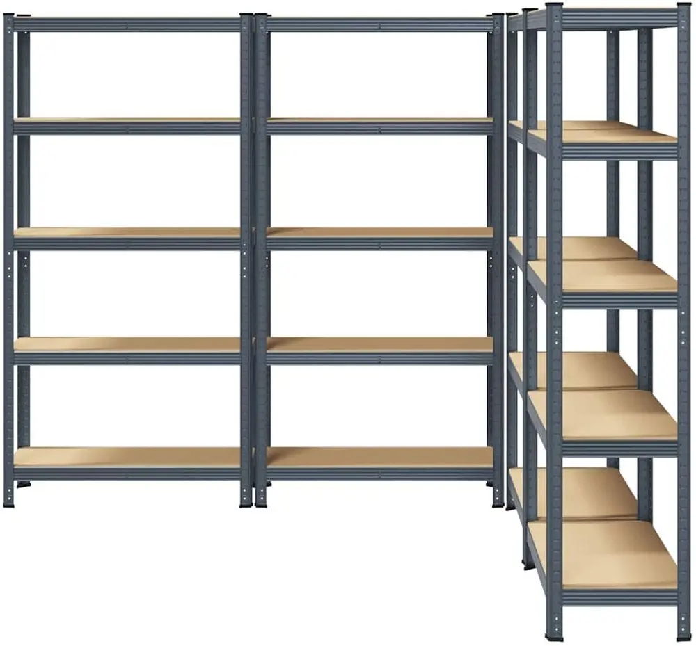 Set etajere VidaXL 3307595 90x40x180cm (Anthracite)