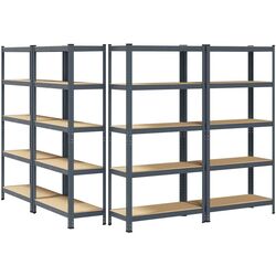 Set etajere VidaXL 3307595 90x40x180cm (Anthracite) Thumb