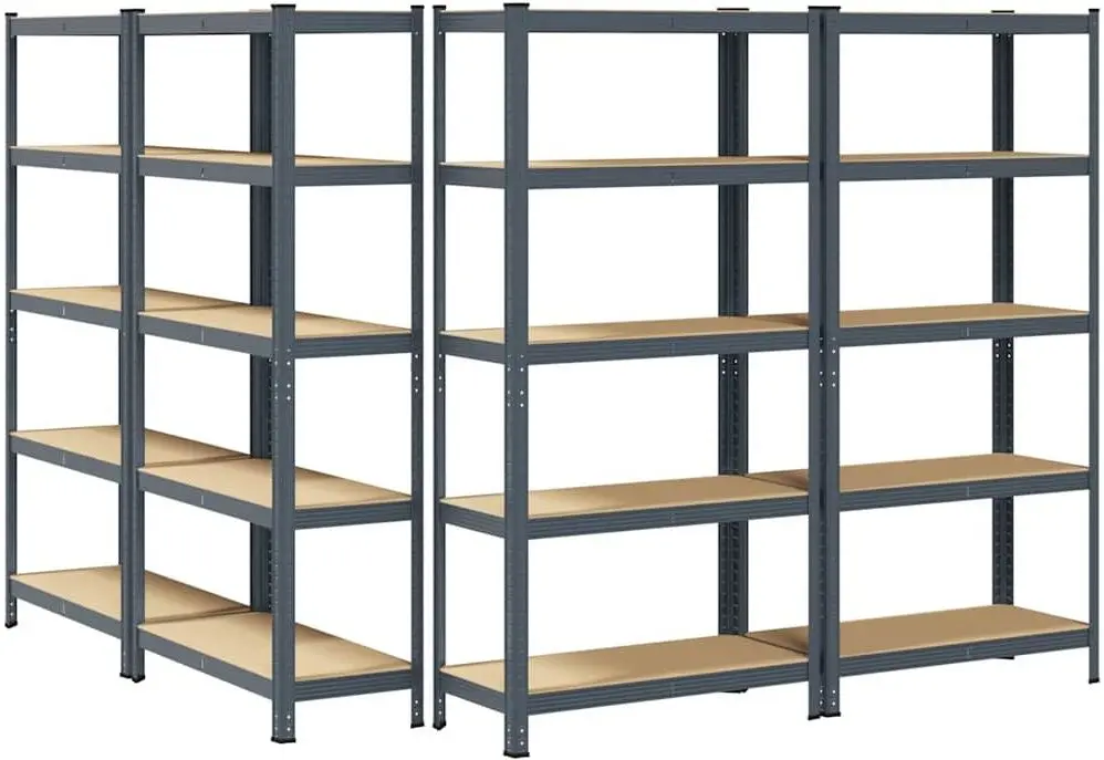 Set etajere VidaXL 3307595 90x40x180cm (Anthracite)