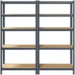 Set etajere VidaXL 4016952 90x40x180cm (Anthracite) Thumb