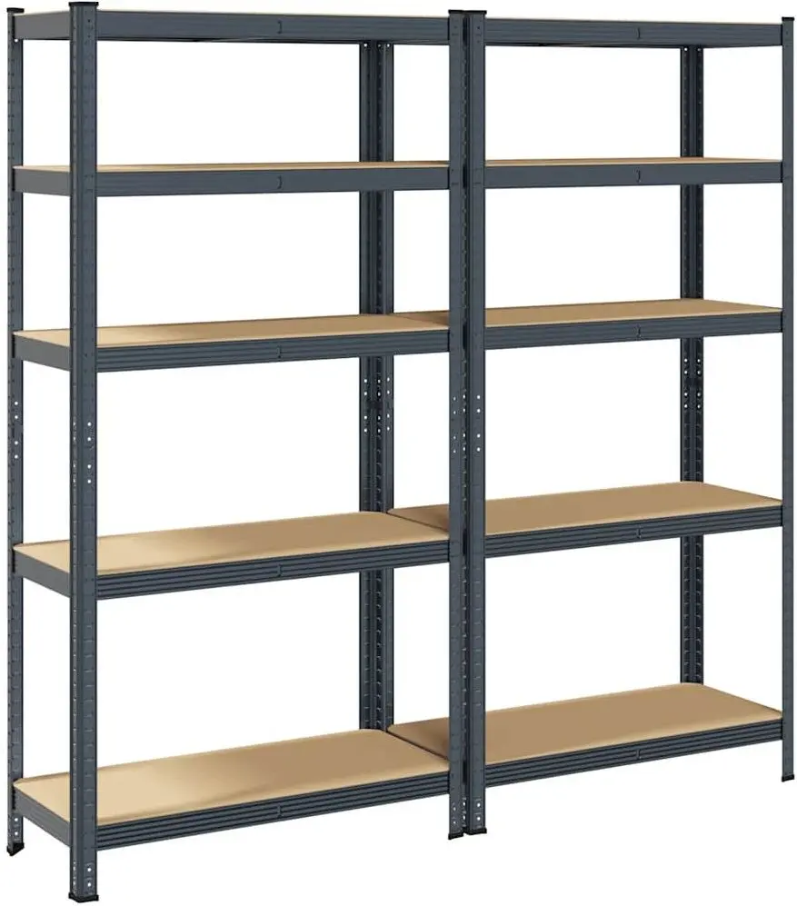 Set etajere VidaXL 4016952 90x40x180cm (Anthracite)