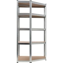 Стеллаж VidaXL 144264 90x90x180cm (Silver) Thumb