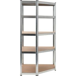 Стеллаж VidaXL 144265  75x75x180cm (Silver) Thumb