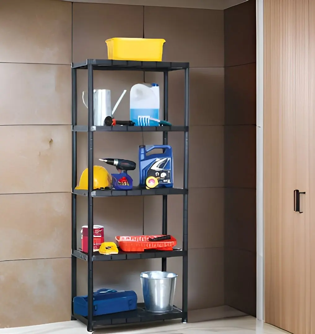 Etajera VidaXL 147684 71x38x170cm (Black)