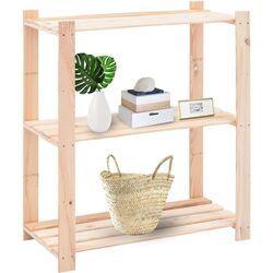Etajera VidaXL 286200 80x38x90cm (Wood) Thumb