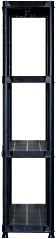 Etajera VidaXL 3059851 61x30.5x130cm (Black)