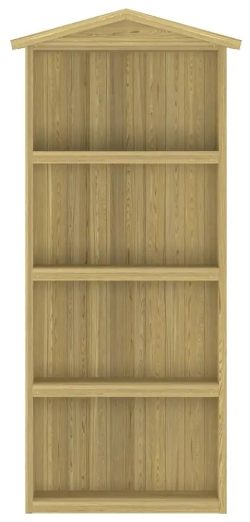 Etajera VidaXL 318190 87x33x222 (Natural)