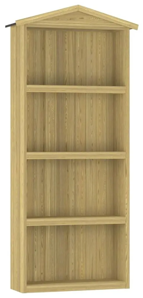 Etajera VidaXL 318190 87x33x222 (Natural)