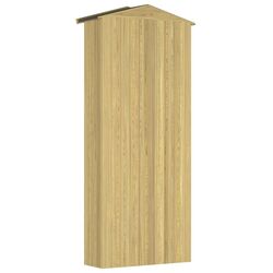 Etajera VidaXL 318190 87x33x222 (Natural) Thumb