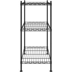 Etajera VidaXL 324620 60x35x76cm (Black) Thumb