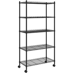 Etajera VidaXL 324630 75x35x155cm (Black) Thumb