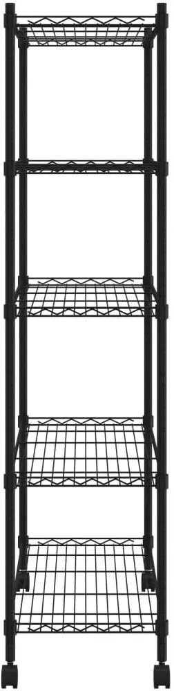 Etajera VidaXL 324630 75x35x155cm (Black)