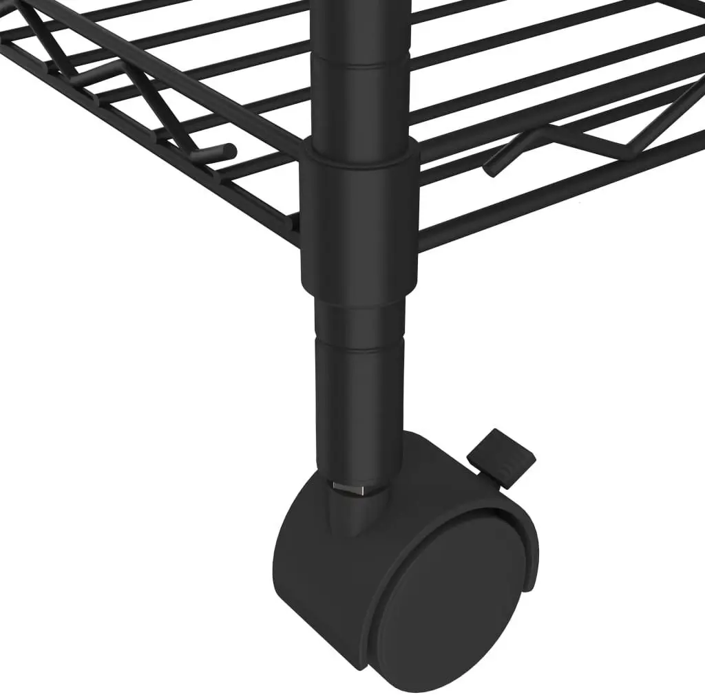 Etajera VidaXL 324630 75x35x155cm (Black)