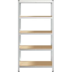 Etajera VidaXL 4016947 90x40x180cm (Silver) Thumb