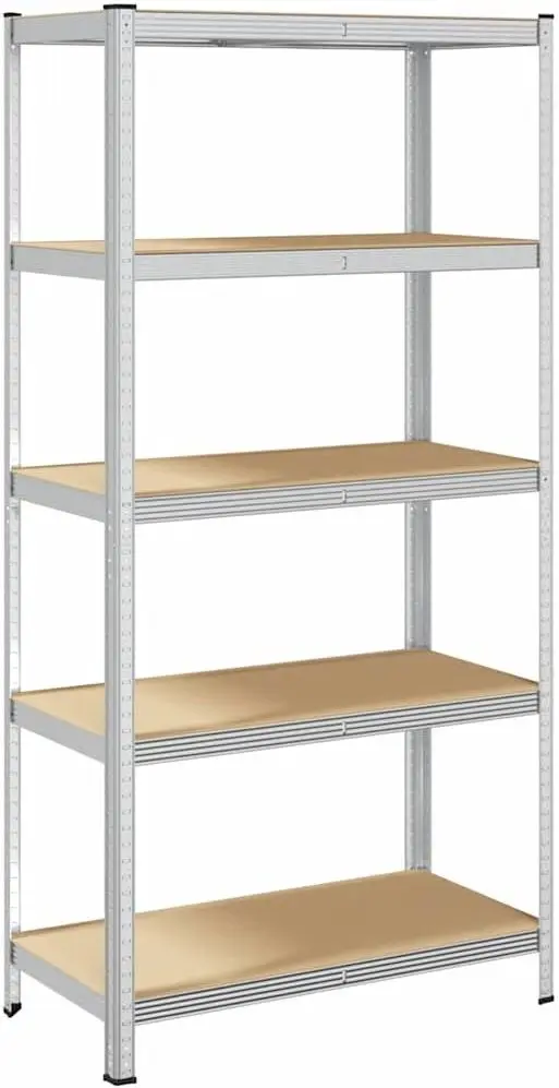 Etajera VidaXL 4016947 90x40x180cm (Silver)