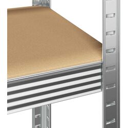 Etajera VidaXL 4016947 90x40x180cm (Silver) Thumb