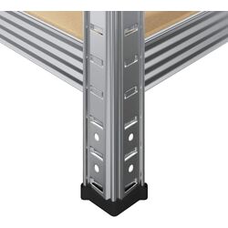 Etajera VidaXL 4016947 90x40x180cm (Silver) Thumb