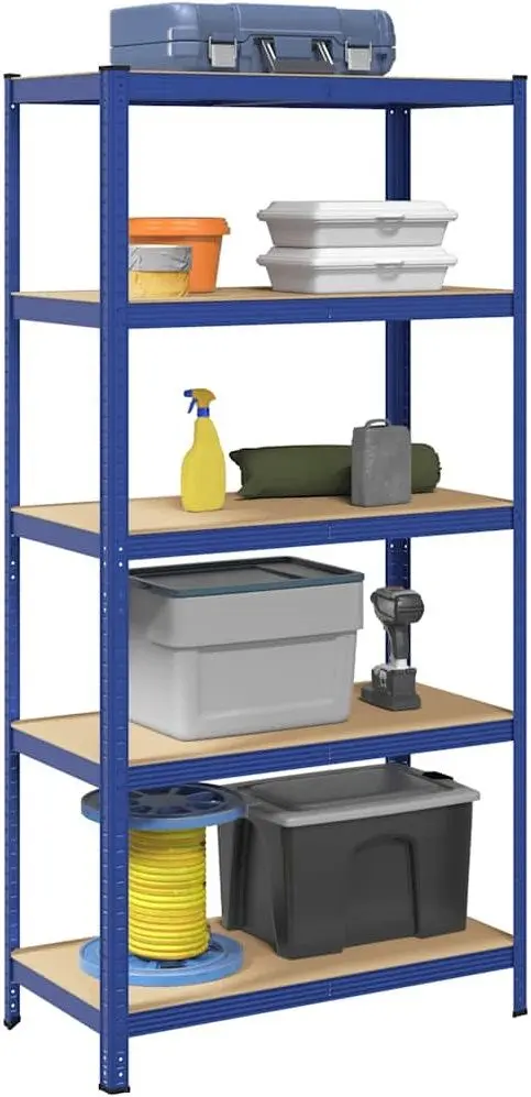 Etajera VidaXL 4016949 90x40x180cm (Blue)