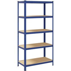 Etajera VidaXL 4016949 90x40x180cm (Blue) Thumb