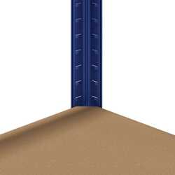 Etajera VidaXL 4016949 90x40x180cm (Blue) Thumb