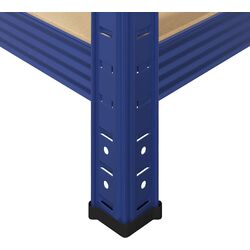 Etajera VidaXL 4016949 90x40x180cm (Blue) Thumb