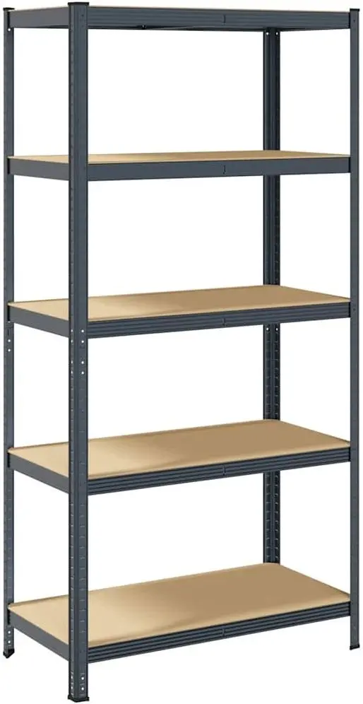 Etajera VidaXL 4016951 90x40x180cm (Anthracite)