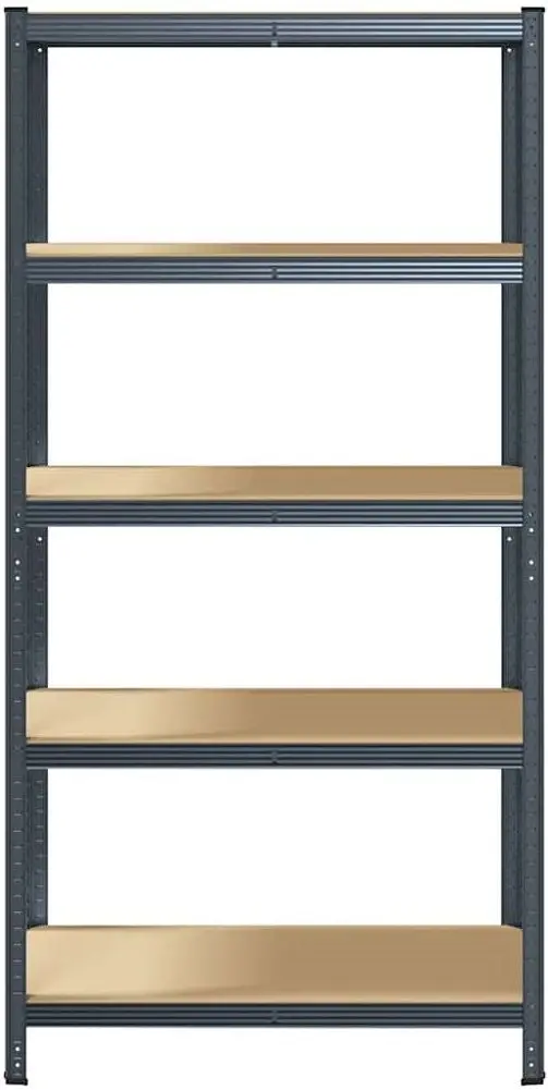 Etajera VidaXL 4016951 90x40x180cm (Anthracite)