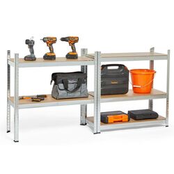 Etajera VonHaus 3500226 180x90x40cm (Silver) Thumb