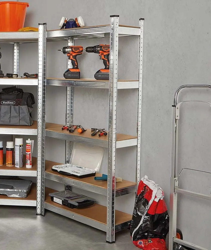 Etajera VonHaus 3500226 180x90x40cm (Silver)