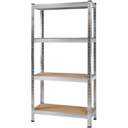 Etajera Waltz 150x70x30cm (Silver) Thumb