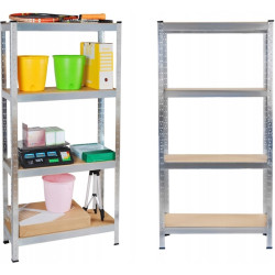 Etajera Waltz 150x70x30cm (Silver) Thumb