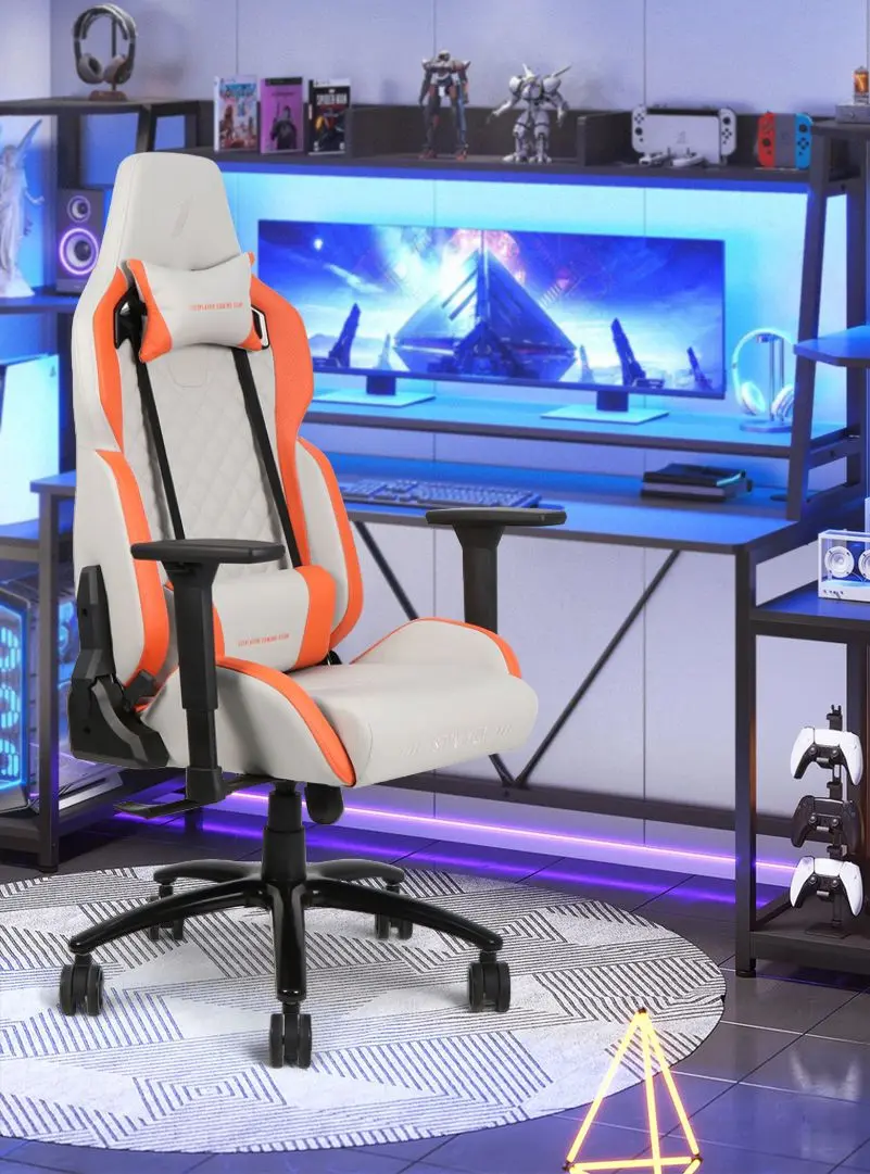 Игровое кресло 1StPlayer DK2 PRO (Gray/Orange)