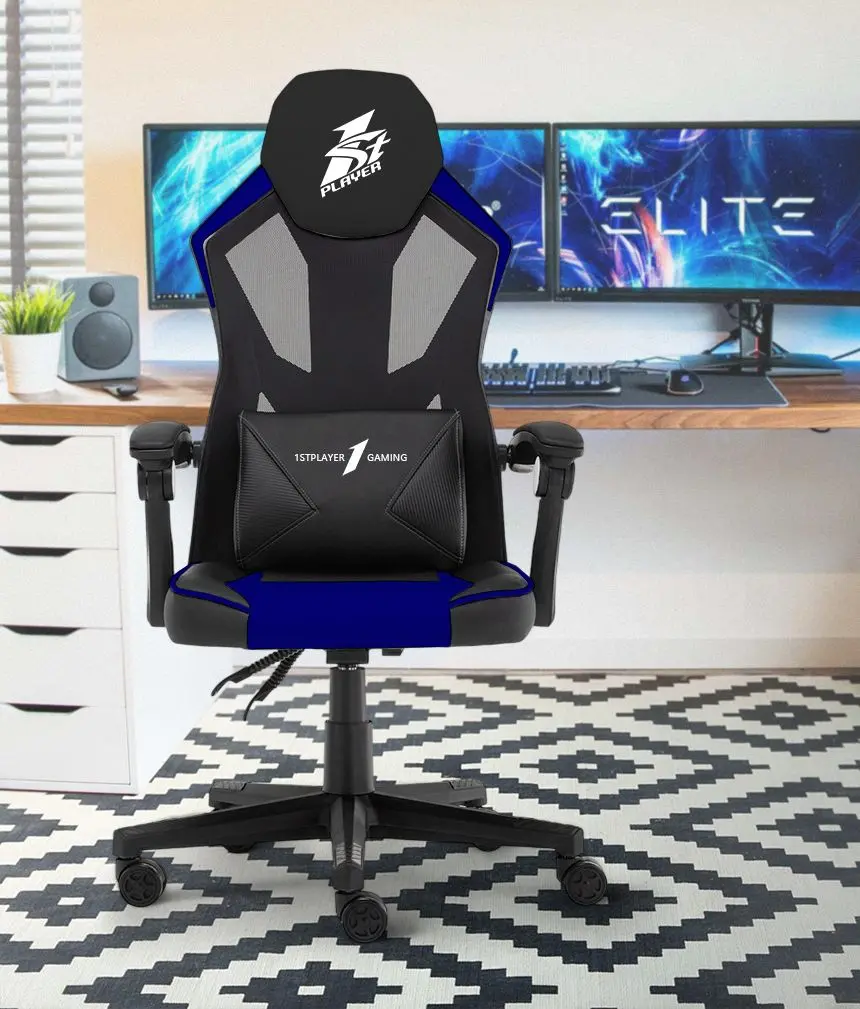 Игровое кресло 1StPlayer P01 (Black/Blue)