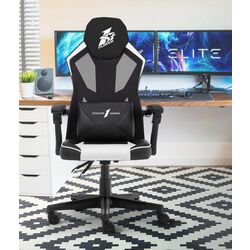 Fotoliu gaming 1StPlayer P01 (Black/White)