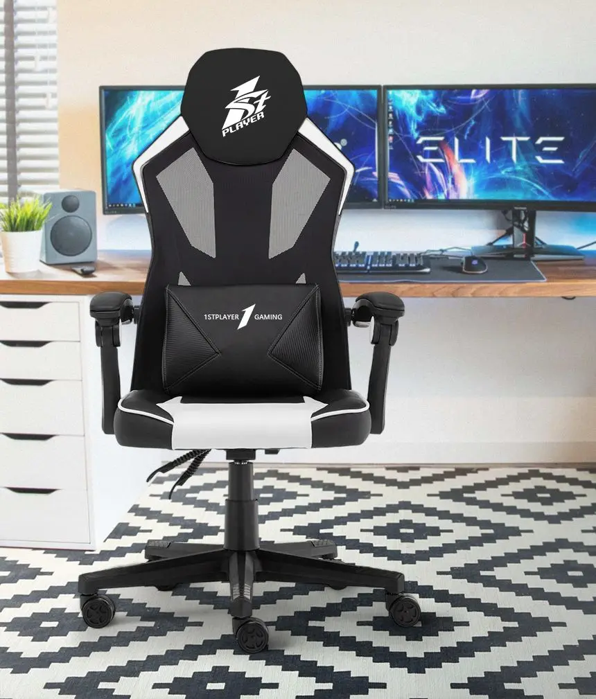 Fotoliu gaming 1StPlayer P01 (Black/White)