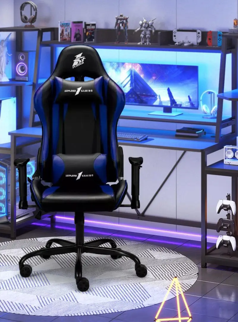 Игровое кресло 1StPlayer S01 (Black/Blue)