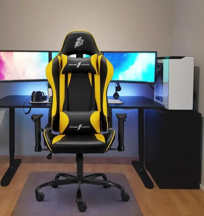 Fotoliu gaming 1StPlayer S01 (Black/Yellow)