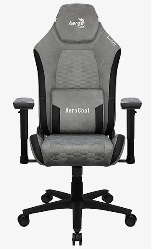Игровое кресло AeroCool Crown AeroSuede (Stone Grey) - 3
