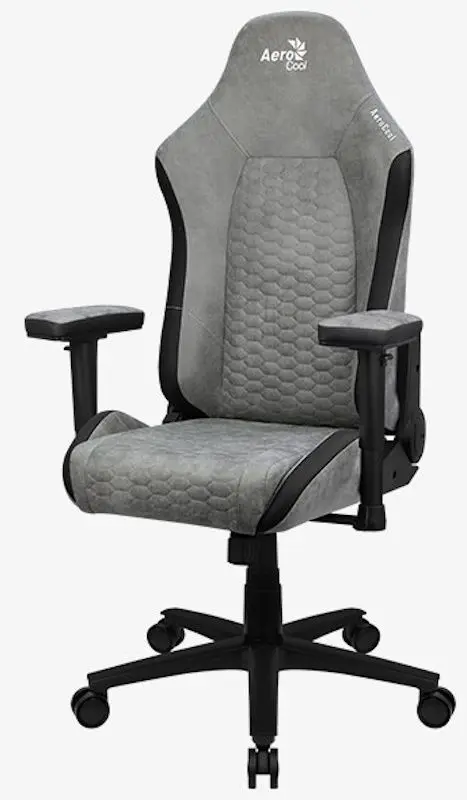 Игровое кресло AeroCool Crown AeroSuede (Stone Grey) - 7