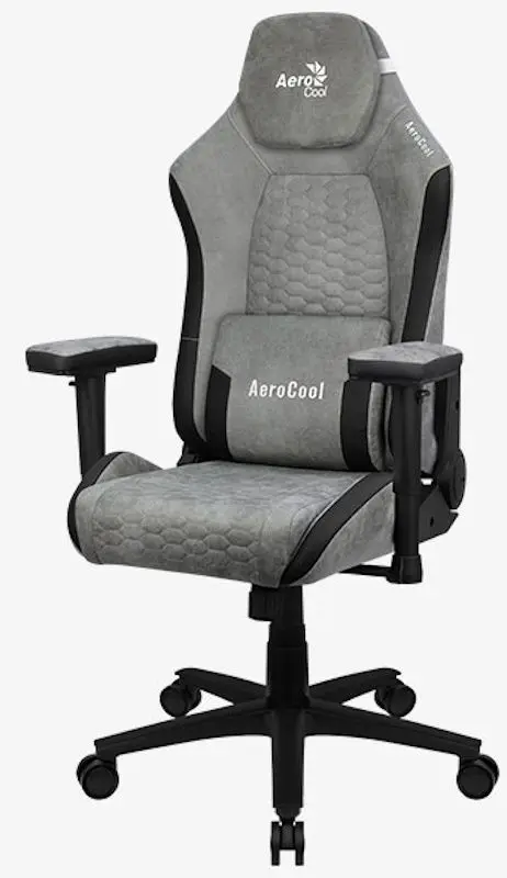 Игровое кресло AeroCool Crown AeroSuede (Stone Grey) - 8