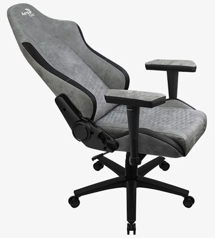Игровое кресло AeroCool Crown AeroSuede (Stone Grey) - 10